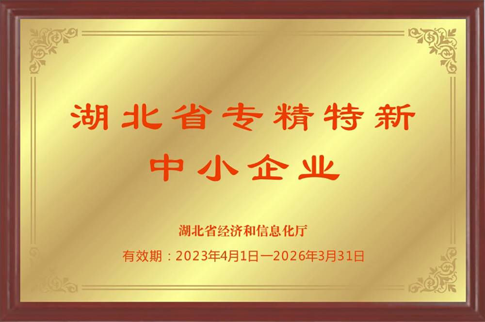 湖北省專精特新中小企業(yè)